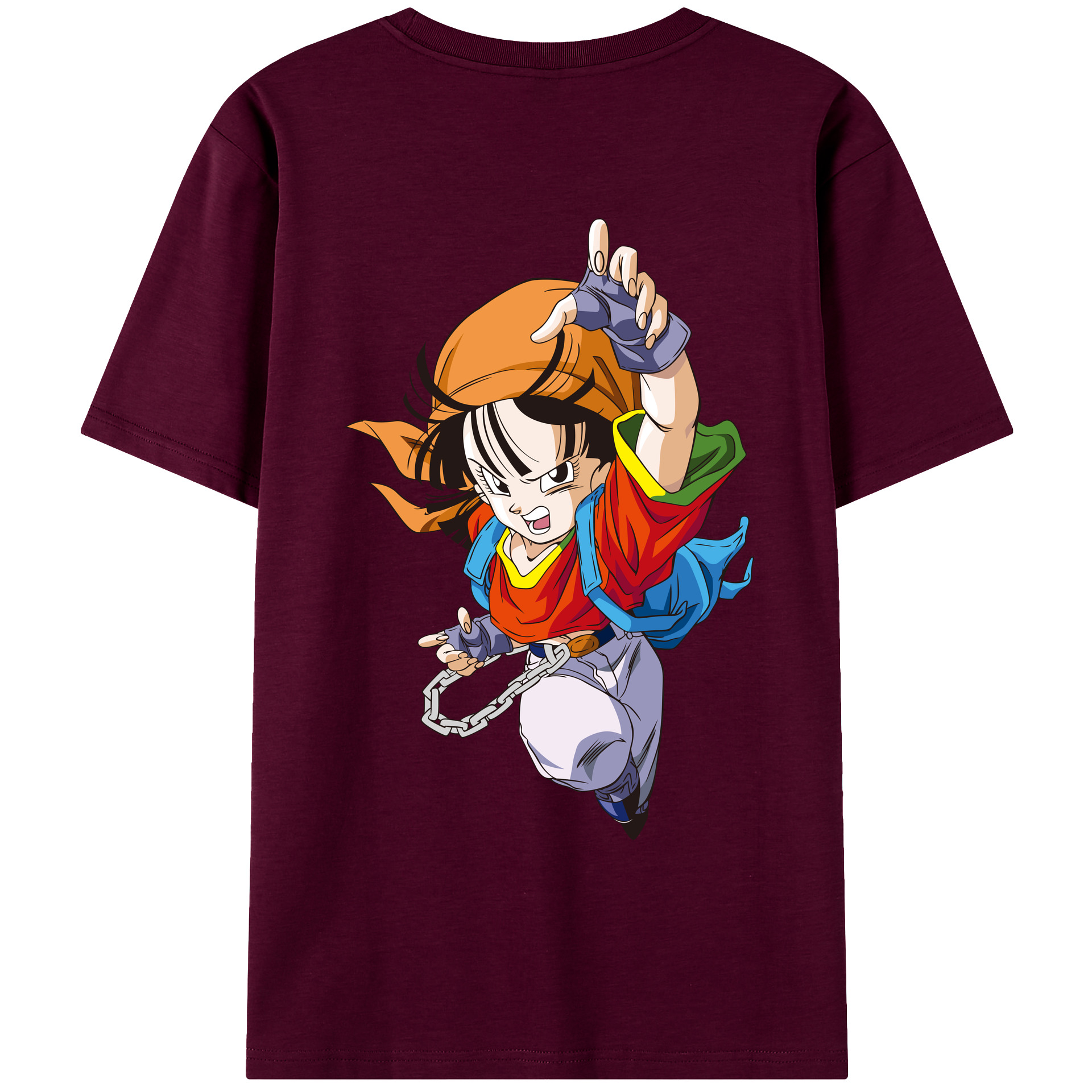 （画像用） ドラゴンボール パン DRAGON BALL Pan レディース半袖Tシャツ(バックプリント)